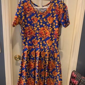 EUC Lularoe Amelia dress M